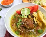 Foto langkah ke 15 dari resep Soto Daging Sapi Bening/ Santan.