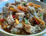 Foto langkah ke 2 dari resep Tumis tempe sayur.