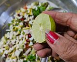 A picture of step 3 of Diet Bhel.