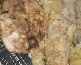 Foto del paso 5 de la receta: Pollo con papas en salsa al huevo