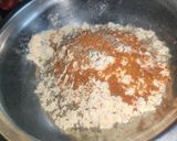 A picture of step 1 of Besan Methi Papdi.