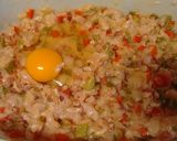 Foto del paso 4 de la receta: Albóndigas de pollo y pimientos en salsa de champiñón