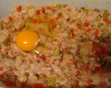 Foto del paso 4 de la receta: Albóndigas de pollo y pimientos en salsa de champiñón