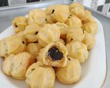 Foto langkah ke 10 dari resep Sus Kering isi Coklat.