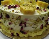 A picture of step 4 of Rasmalai Cake.
