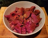 A picture of step 3 of Beef Bourguignon.