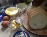 Foto langkah ke 1 dari resep Puding roti tawar kukus.