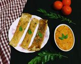 A picture of step 7 of Oats Dosa.