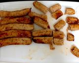 A picture of step 2 of My Chicken Sausage with Pasta in a Creamy Soft Cheese sauce 😆.