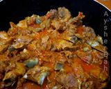 A picture of step 3 of Lamb Meat Pepper soup.