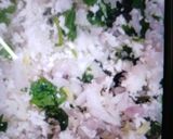A picture of step 5 of Moong Dal Chilla.