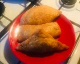 A picture of step 5 of Homemade chicken samosa.