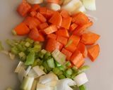 A picture of step 3 of Hearty Beef & Barley Soup.