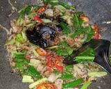 Gambar langkah 2 resipi Bihun Goreng Telur Dadar.