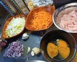 Kínai pirított tészta 🌶🫚🥬🥕🍜 recept fázis 2 fotója