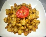 A picture of step 3 of Crispy potato🥔.