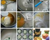 Foto langkah ke 7 dari resep 369.Pandan Cheese Cupcakes.