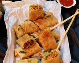 A picture of step 7 of Crispy Spring Rolls.