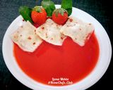 A picture of step 7 of Dry Fruits Ravioli with Strawberry sauce.