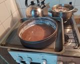 Foto del paso 9 de la receta: Bizcochuelo Marmolado con Dulce de Leche, Coco y Limón con Cocoa