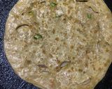 A picture of step 4 of Left overs mash daal paratha.