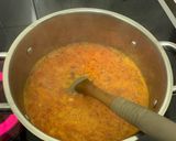 A picture of step 3 of Spanish (vegan) lentils.