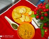 A picture of step 5 of Sindhi Dal Pakwan.