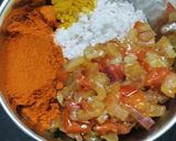 A picture of step 5 of Appam with Egg kurma.