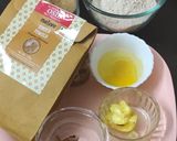 A picture of step 1 of Chocolate Ginger bread cookies.