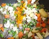 A picture of step 5 of Coconut Cream Vegetable Korma.