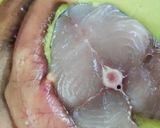 Gambar langkah 3 resipi Gulai Ikan Tenggiri Lada Solok Kelantan.