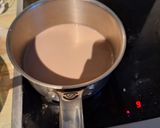 Une image de l'étape 1 de Crème chocolat noisette.