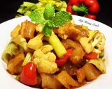 Hình bước làm 5 của món Gân Bò Xào Ớt Sa Tế