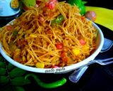 नूडल्स फ्राइड राइस (noodles fried rice recipe in Hindi) रेसिपी चरण 5 फोटो
