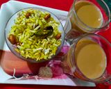 A picture of step 5 of Bhuna chivda murmura bhel.
