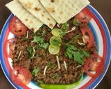 A picture of step 4 of Qeema Masala.