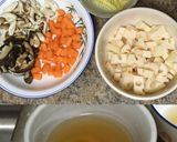 A picture of step 1 of Japanese paella.