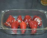 Foto del paso 4 de la receta Pimientos del piquillo rellenos de arroz, gambas y Bacalao