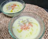 A picture of step 7 of Melon Gazpacho.