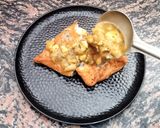 A picture of step 2 of Chola Samosa Chaat 📌.