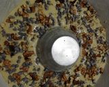 A picture of step 3 of Ring Cake with Walnuts and Dark Chocolate Shavings.