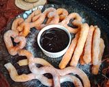 A picture of step 6 of Churros.