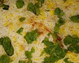 A picture of step 7 of Chicken biryani 🍽.