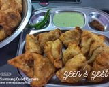 A picture of step 3 of Matar Aloo Samosas.