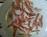 Foto del paso 1 de la receta: Revuelto esponjoso de huevo y panceta