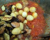 Foto langkah ke 3 dari resep Balado terong, telur, ikan asin dan jengkol 😁😁.