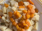 Ensalada muy fresca de patata y vegetales!!