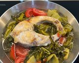 Hình bước làm 2 của món Cá Trắm Om Dưa