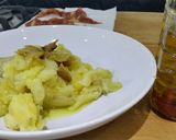 A picture of step 6 of Stuffed mushrooms with sweet potato and crispy Iberian ham.