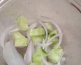 A picture of step 1 of Cucumber Raita.